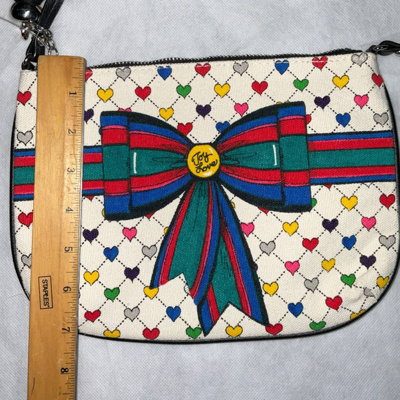 Brighton LOVE &  JOY POUCH Cotton Blend. Multicolor NWT - Picture 12 of 13